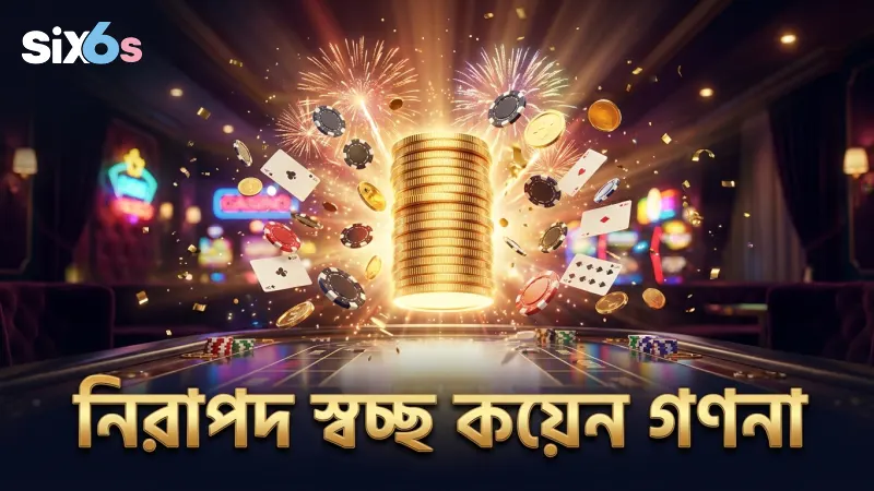 স্বচ্ছ কয়েন গণনা এবং নিরাপদ খেলার পরিবেশ।