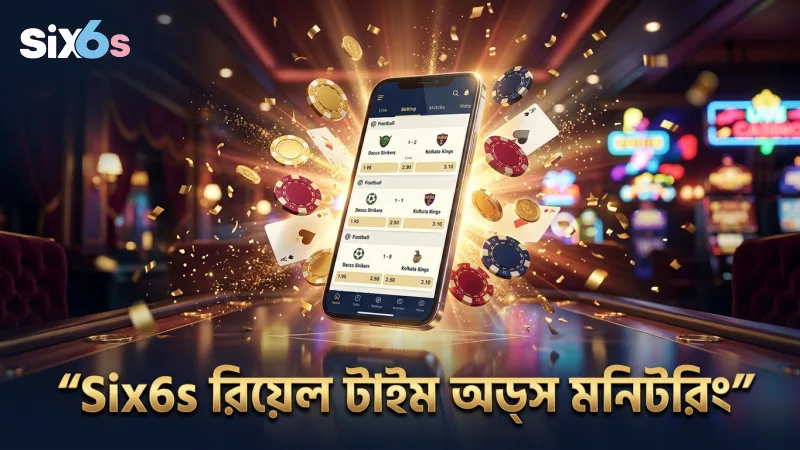 Six6s প্ল্যাটফর্মে রিয়েল-টাইম অডস পরিবর্তন মনিটর করুন সতর্কভাবে