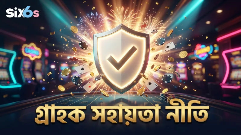 গ্রাহক সহায়তা ও দায়িত্বশীল গেমিং নীতিমালা ব্যাখ্যা করা হয়েছে