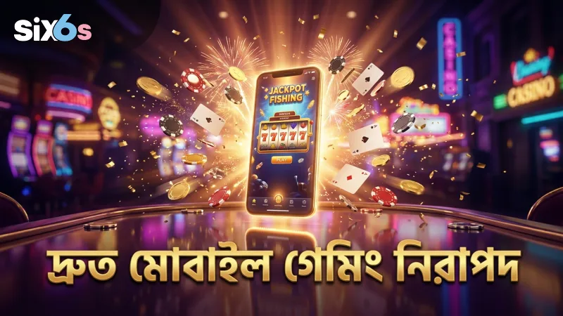 মোবাইল গেমিংয়ের দ্রুত লোডিং ও নিরাপদ খেলার পরিবেশ।