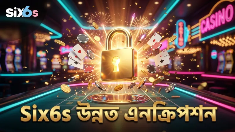 Six6s ক্যাসিনোর উন্নত এনক্রিপশন প্রযুক্তি ব্যবহার।
