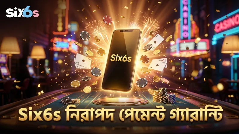 Six6s অনুমোদিত পেমেন্ট পার্টনারের নিরাপত্তা নিশ্চিত করে।